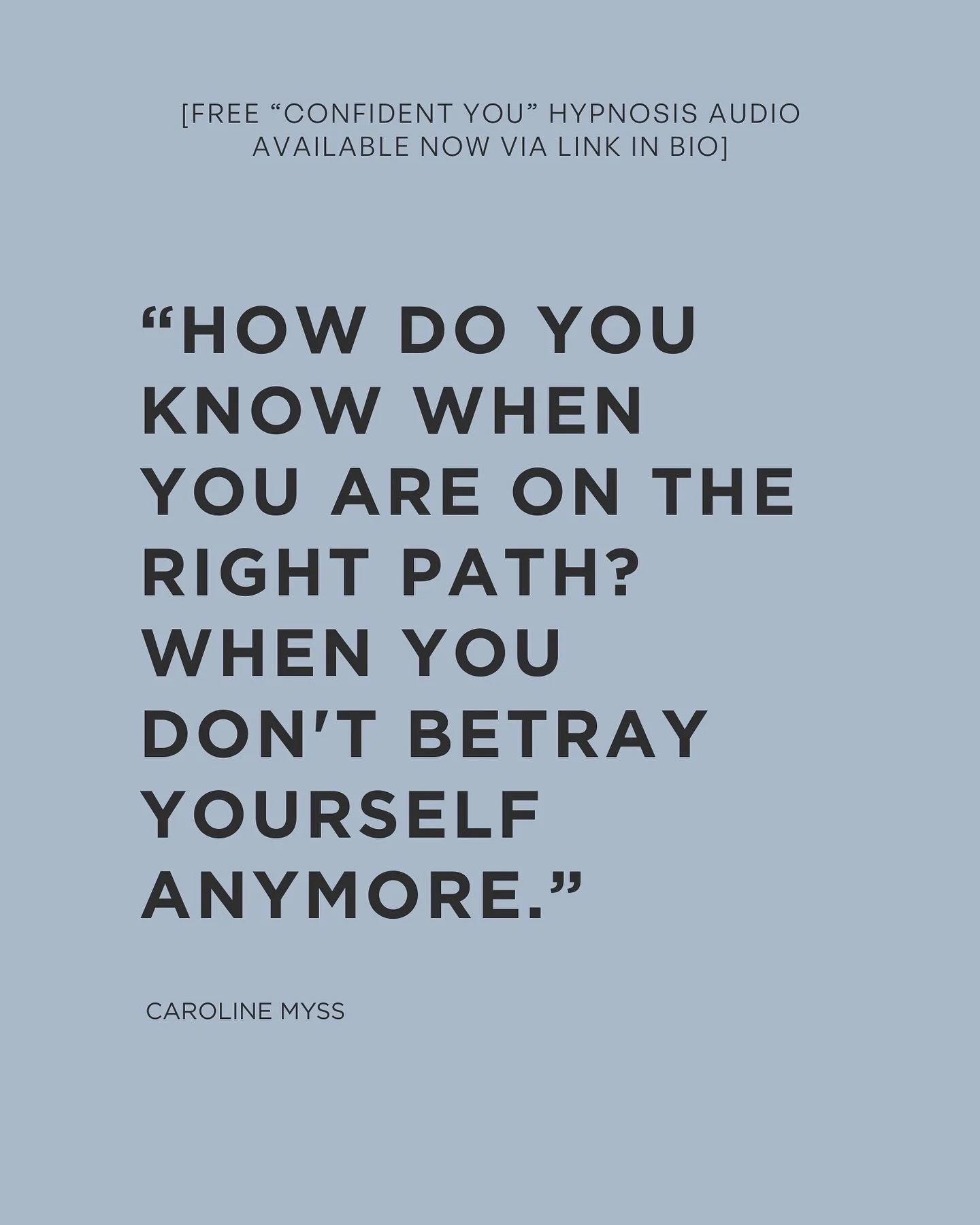 Are you ready to step into greater confidence and not let the judgement of others keep you stuck anymore? ⁠
⁠
I have created a [free] 15-minute &ldquo;Confident You&rdquo; hypnosis audio designed increase your confidence and self trust and it&rsquo;s