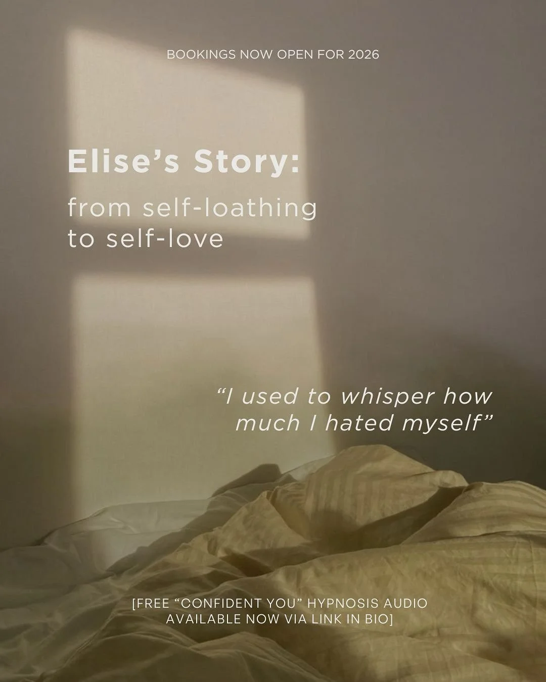 I wish you guys could have just one day sitting in my seat, hearing the stories I have the privilege of hearing to know that you aren&rsquo;t alone, you aren&rsquo;t the only one - and your story can change. 

Are you ready to step into greater confi