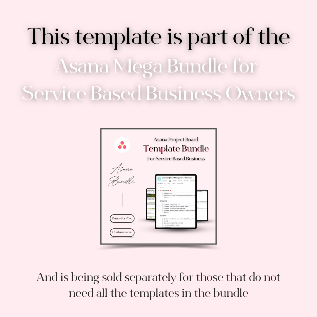 Stay organized with this Asana Template to track overdue payments and manage payment plans smoothly.