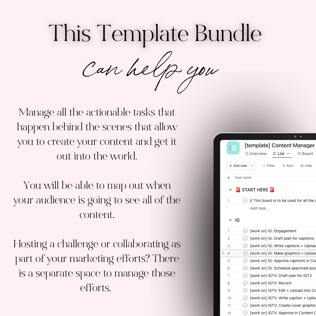 Streamline content creation and scheduling with Asana Project Board Templates for business owners.