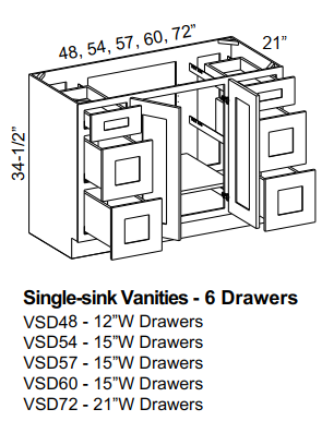 Single-sink Vanities 6Drawer.png