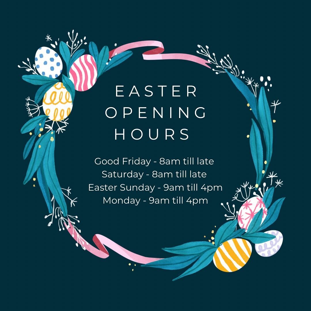 What are your plans this Easter weekend? We are open so book for brunch, lunch or dinner! Booking link in our bio.