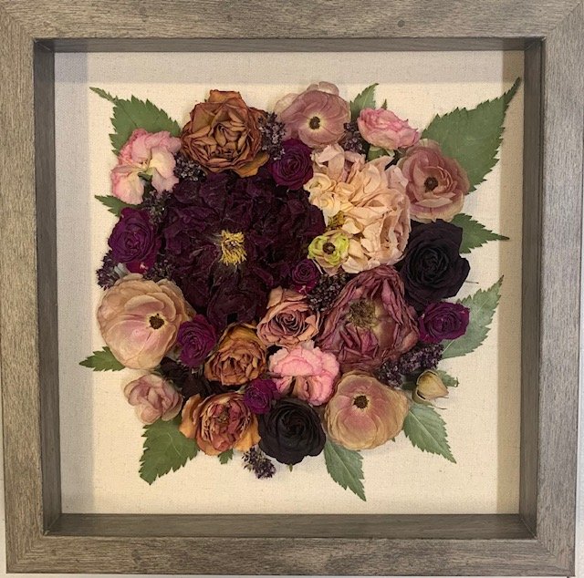 CUSTOM BOUQUET LAYOUT- Minimalist Collection- Choose Frame – Petal Press  Decor