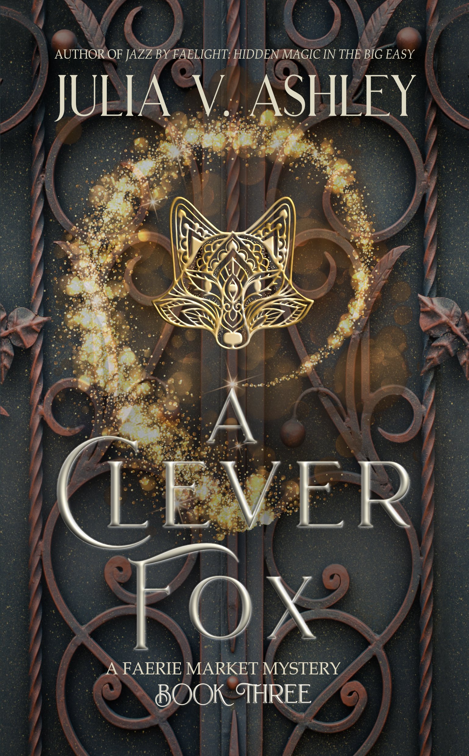 Book Cover with Golden Fox Charm