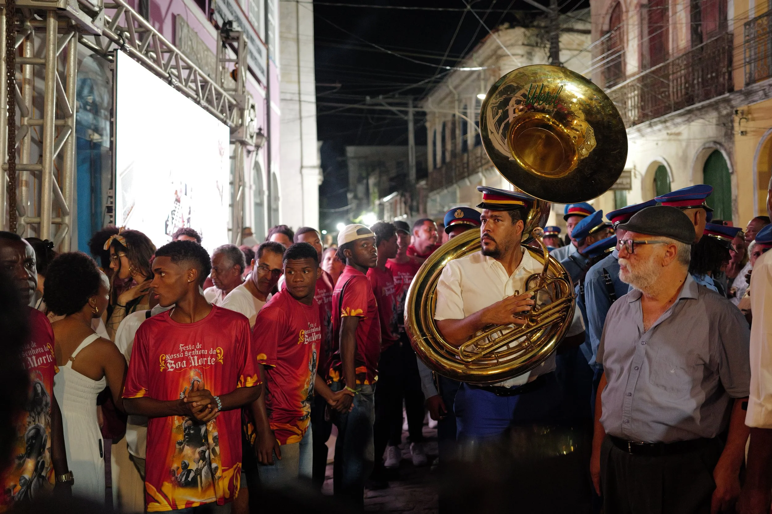 Volunteers and worshippers at Festival da Boa Morte, 2026