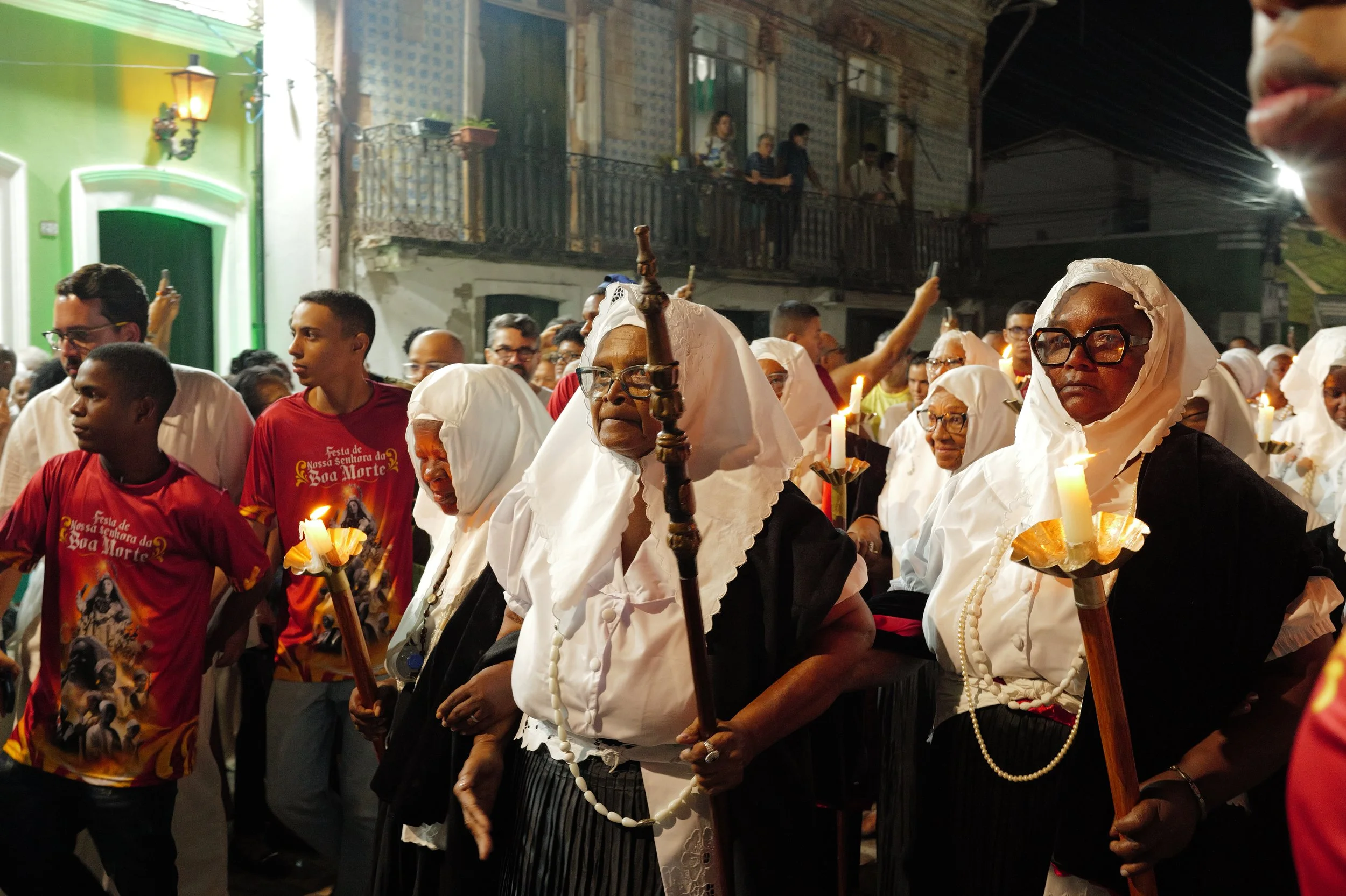 Donna Dalva Damiana de Freitas, Adeilde Ferreira, Nilza Prado and other members of the Sisterhood of Good Death, 2026