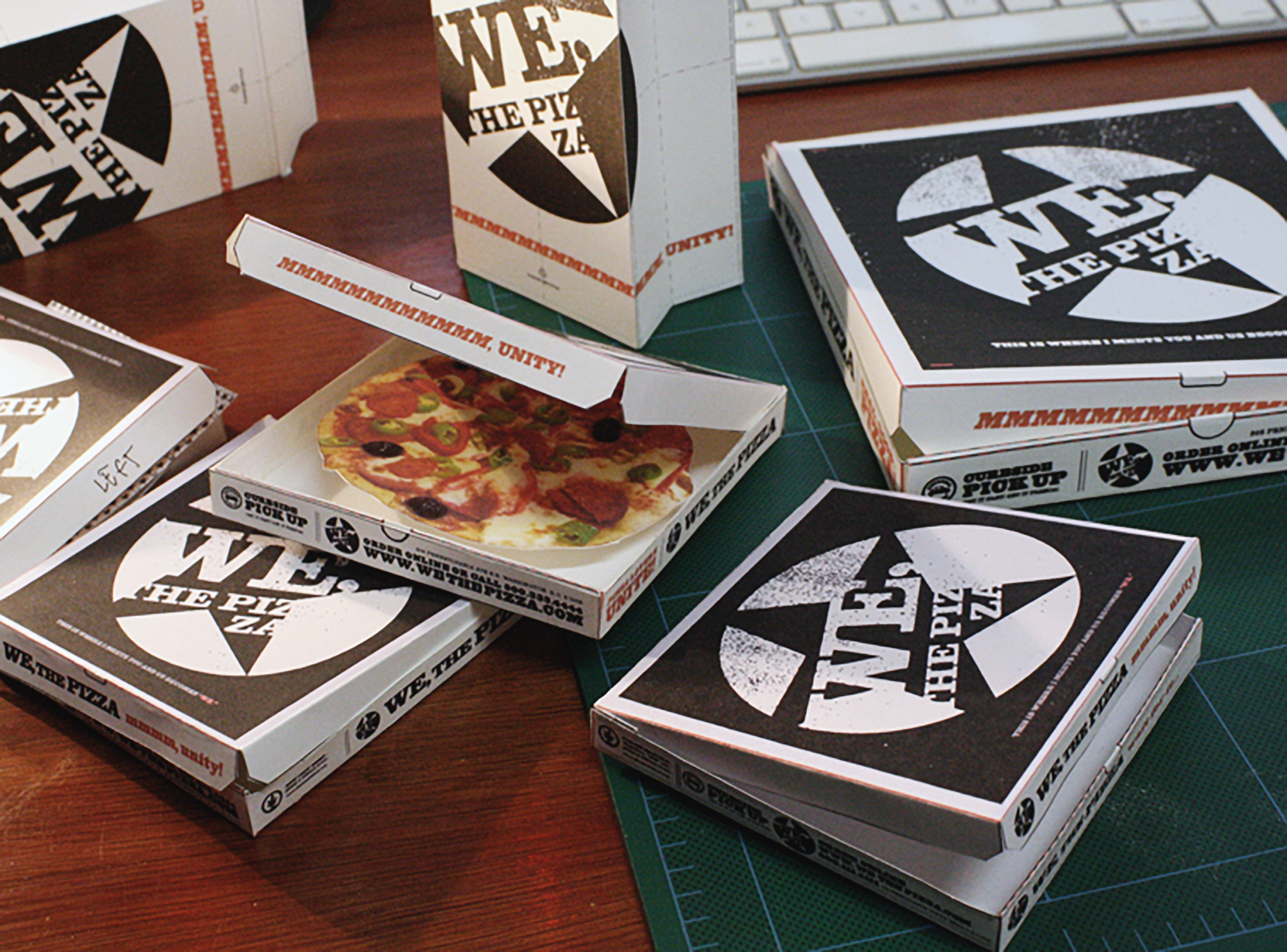 Miniature Pizza Box Mock-ups