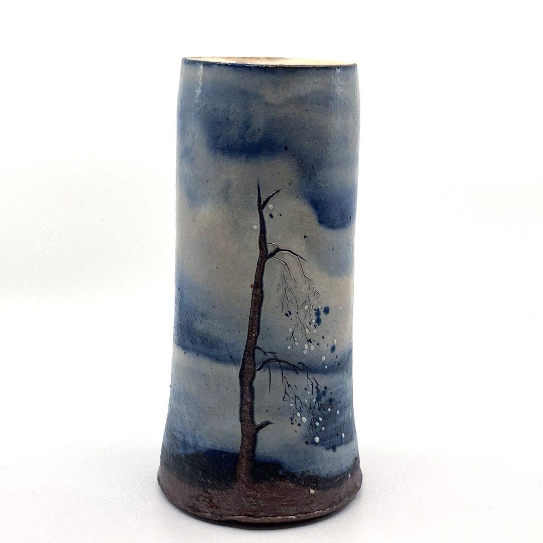 Minsoo Yuh: Tall Tumbler (Blue)