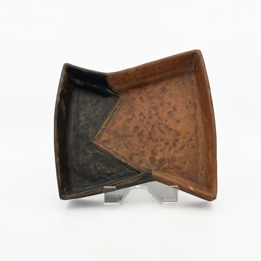 Mary Barringer: Snack Tray (orange/black)