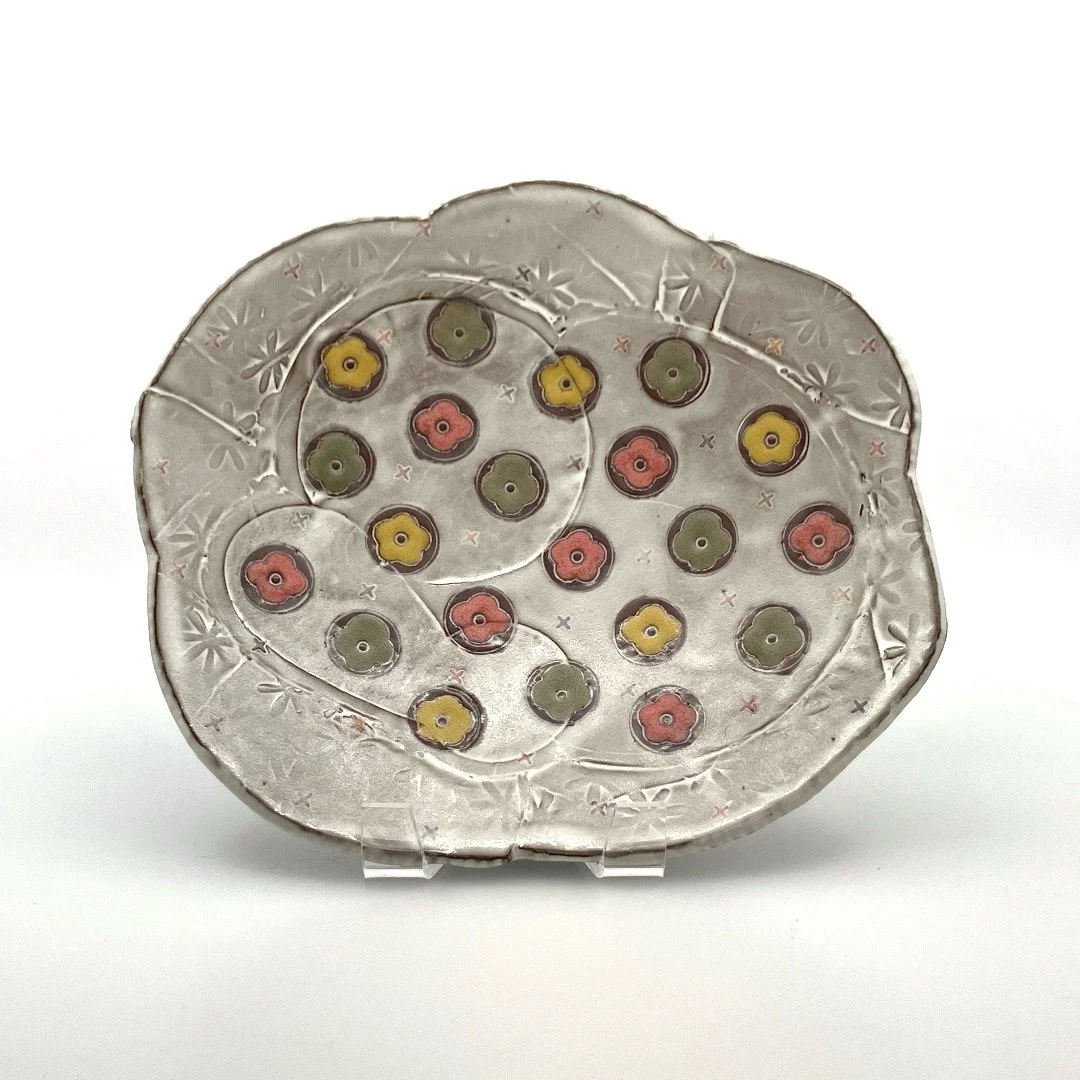 Breana Ferreira: Pink Polka Pattern Plate