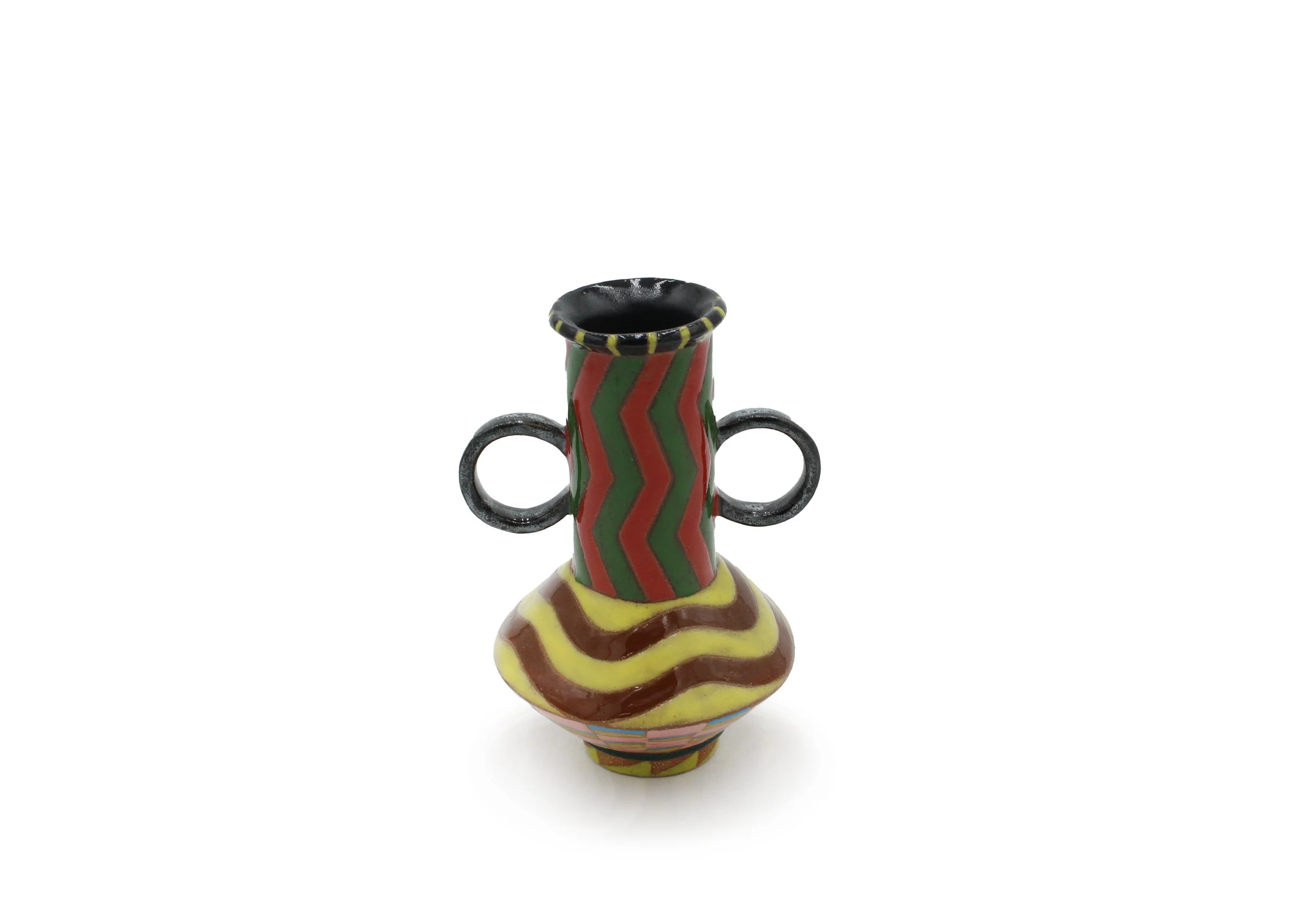 Julie Moon: Stacked Wiggles and Zig Zag Vase