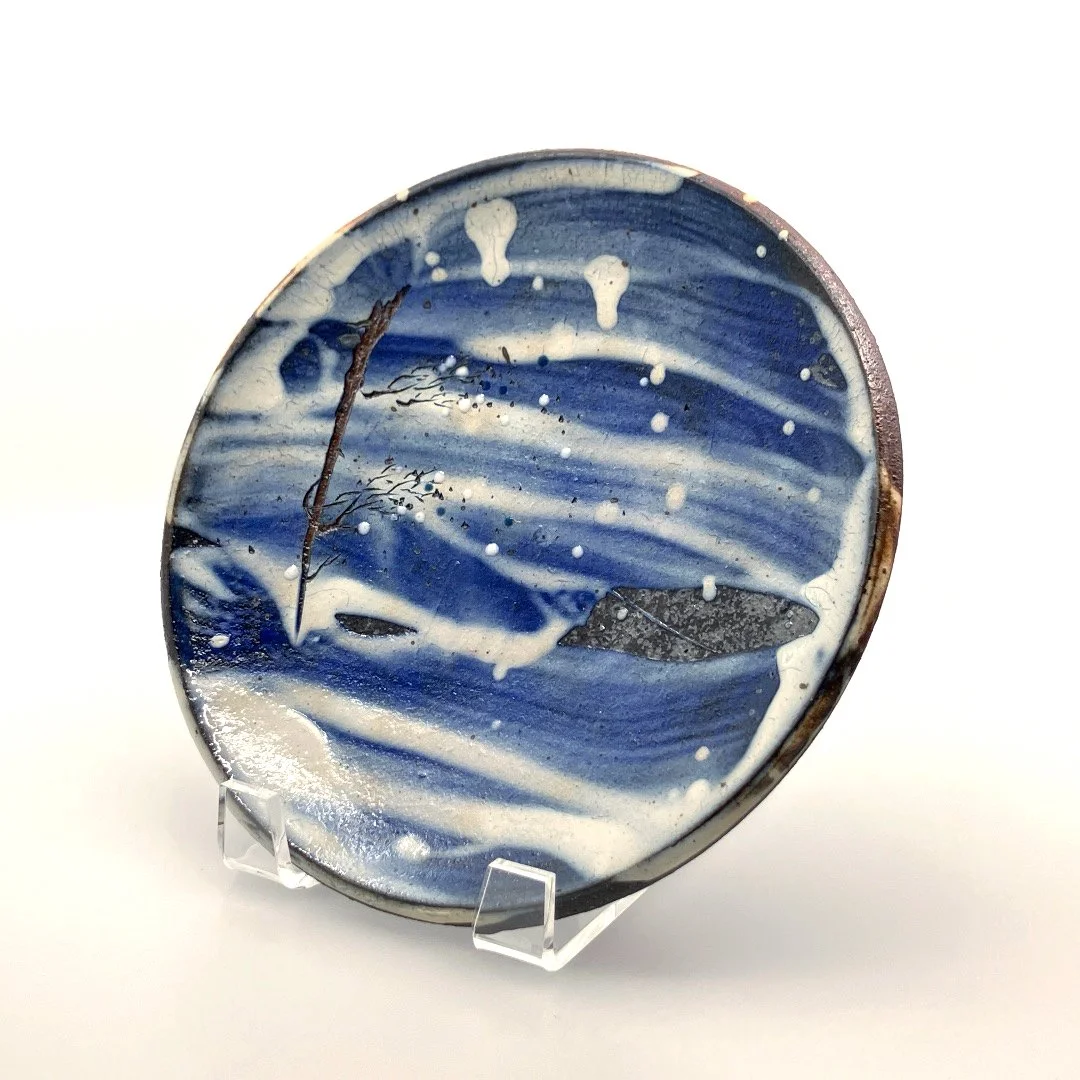 Minsoo Yuh: Small Plate (Blue)