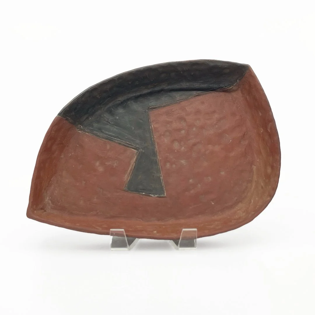 Mary Barringer: Snack Tray (black/red)