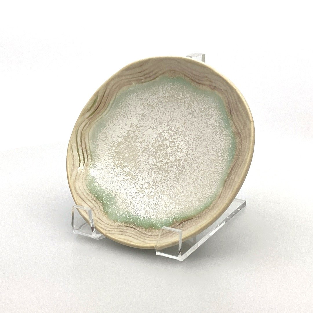 Aysha Peltz: Small White Round Dessert Plate