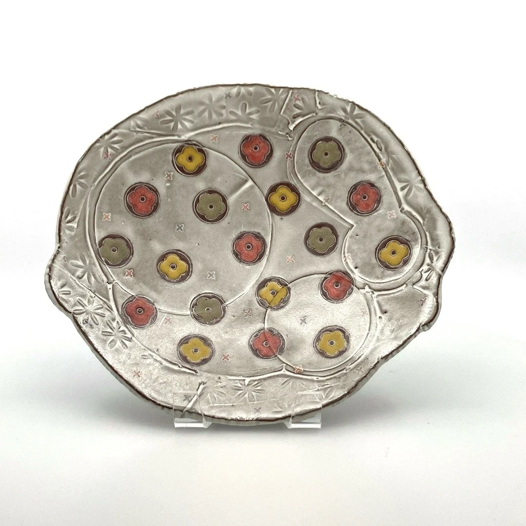 Breana Ferreira: Blue Polka Pattern Plate