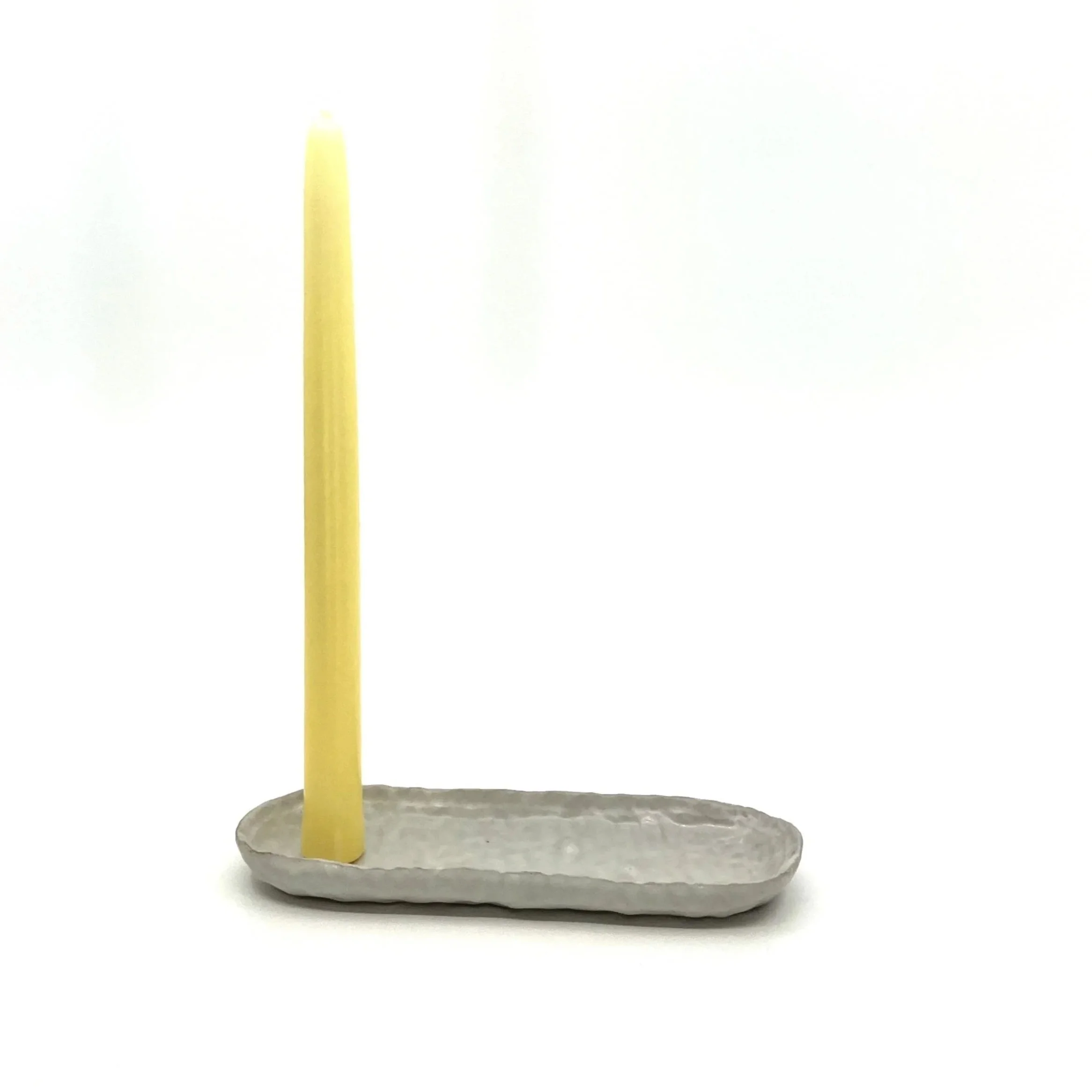 Katie Coughlin: Cream Long Candleholder