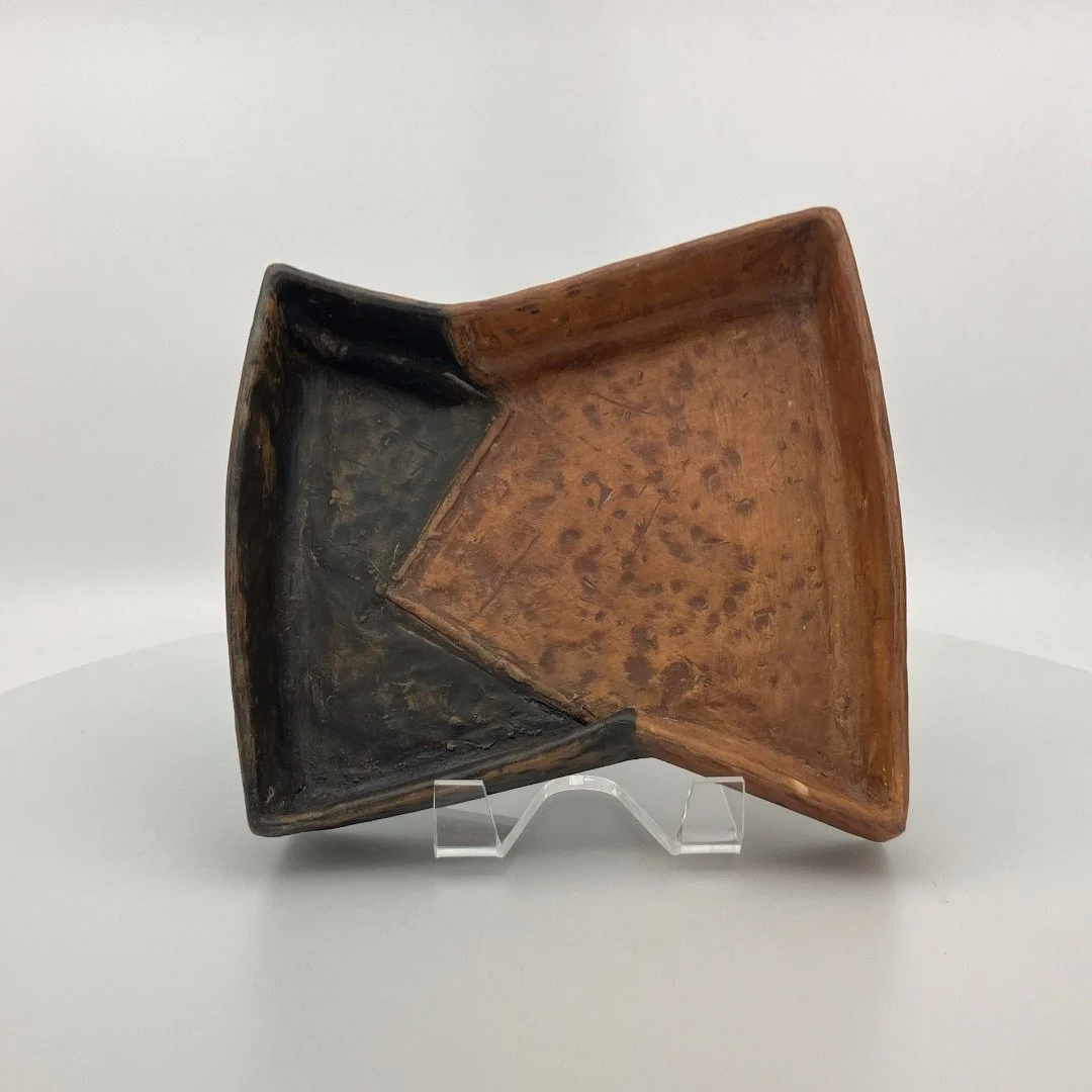 Mary Barringer: Snack Tray (orange/black)