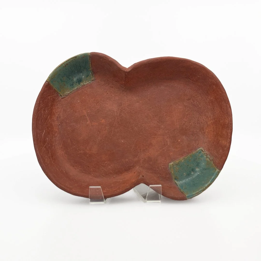 Mary Barringer: Snack Tray (red/green)