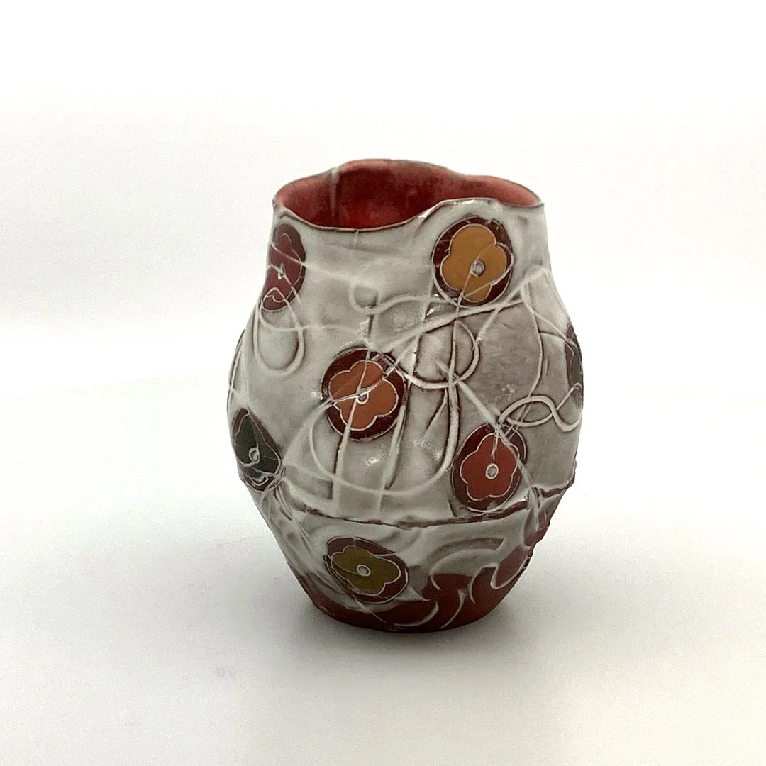 Breana Ferreira: Pink Polka Pattern Cup