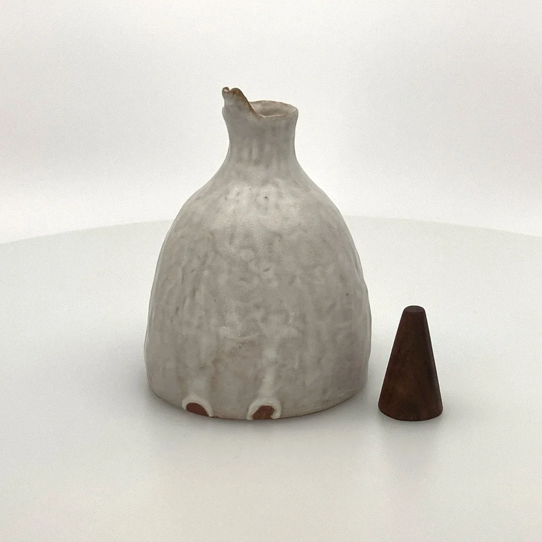 Katie Coughlin: Cream Cruet with Walnut Stopper
