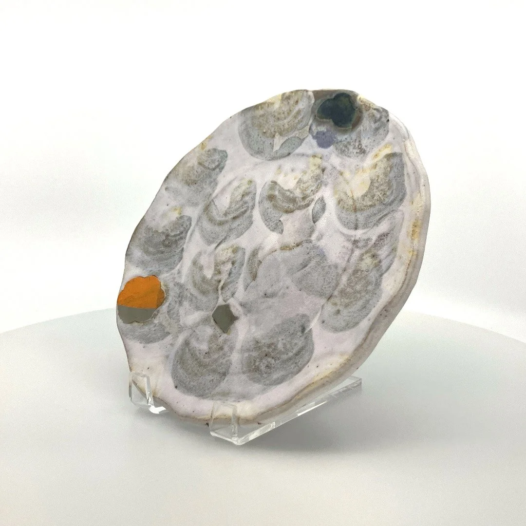 Sanam Emami: Side plate with floating patterns