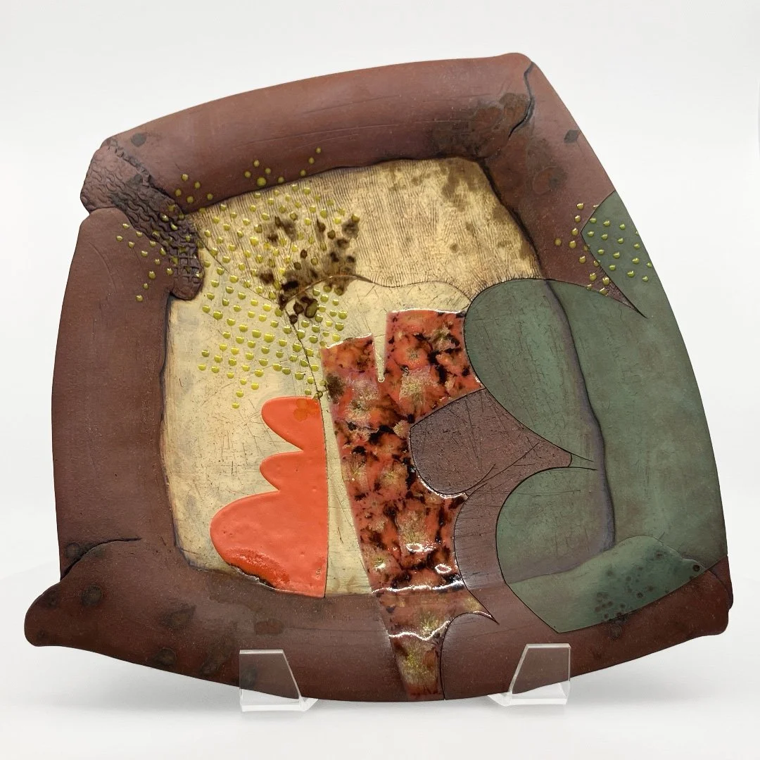 Dehmie Dehmlow: Color Collage Platter