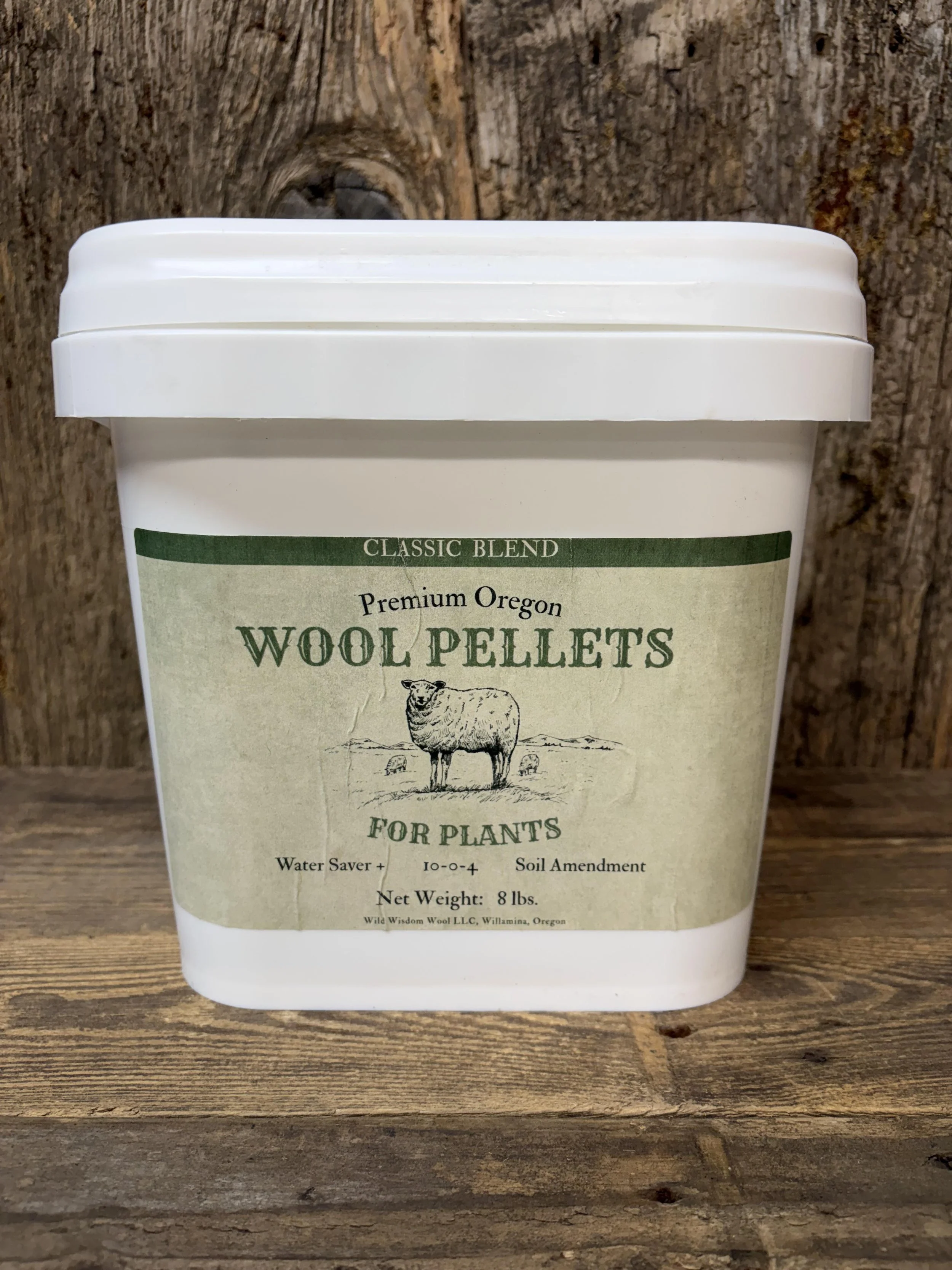 Wool Pellets, 8 pounds, Organic Fertilizer for Plants