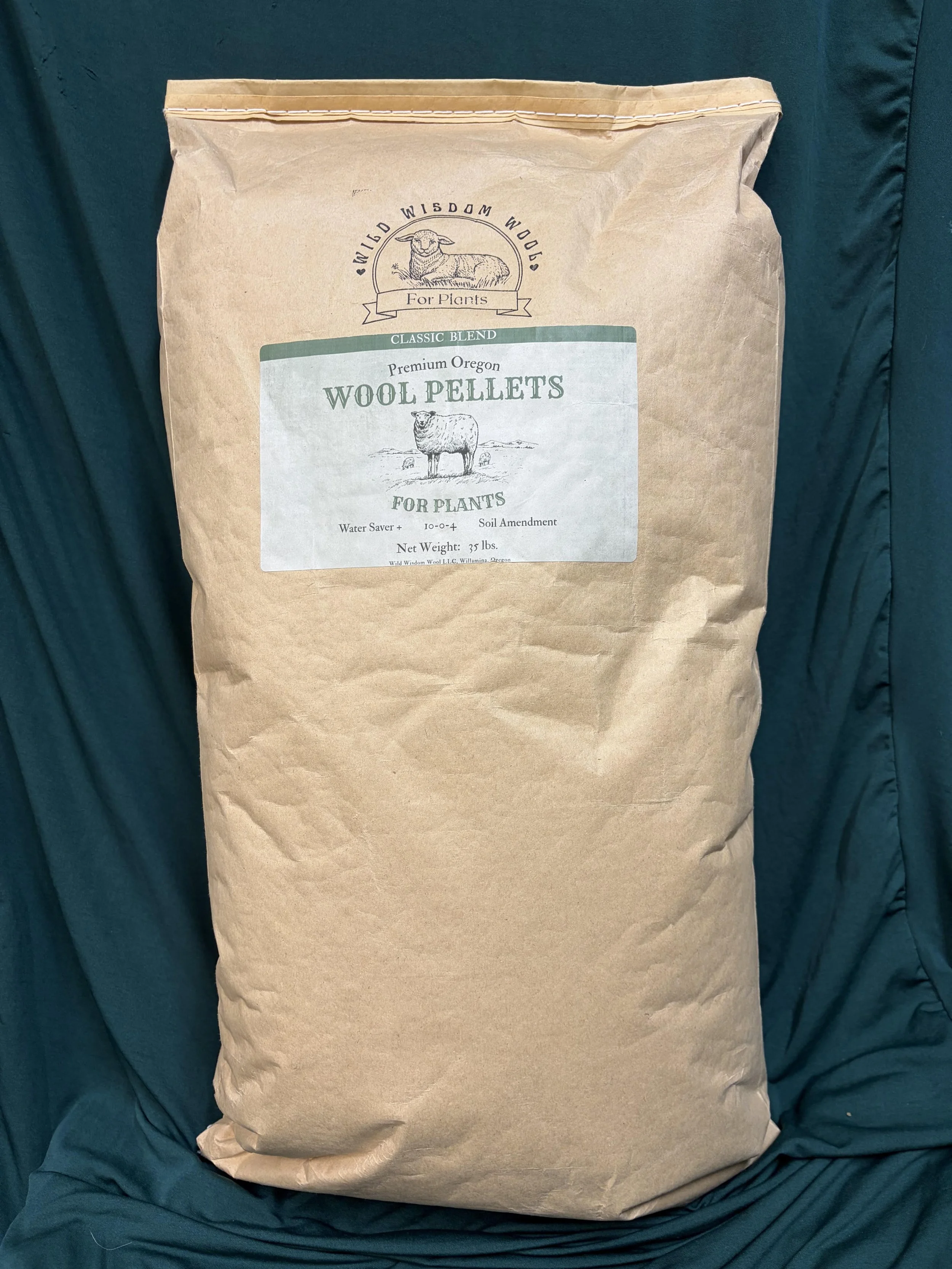 Wool Pellets, 35 pounds, Organic Fertilizer for Plants