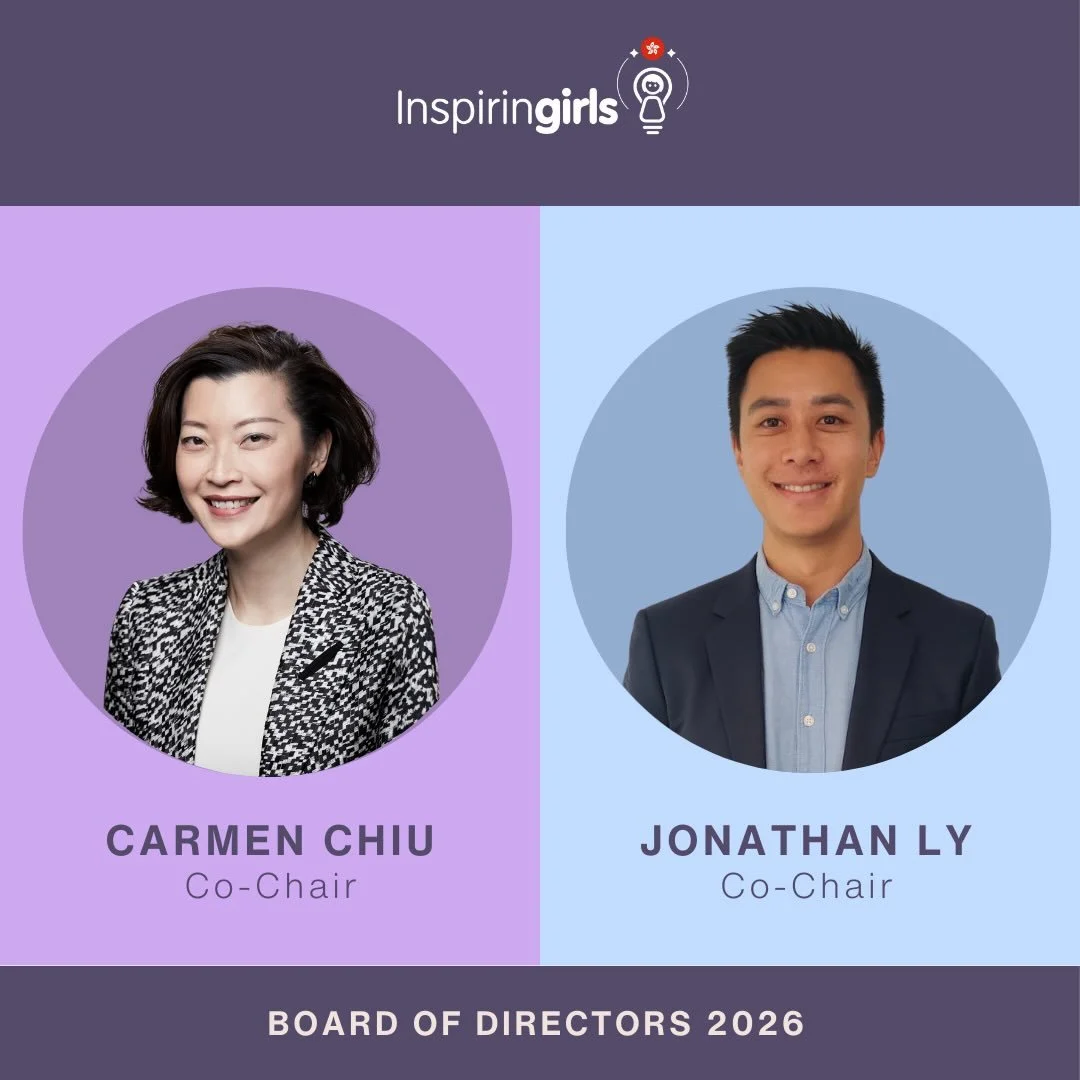 SPECIAL ANNOUNCEMENT📣

We are delighted to share the 2026 Inspiring Girls Hong Kong Board of Directors:

🔹Carmen Chiu, Co-Chair (Director - Branded Products, Maxim&rsquo;s Group)
🔹Jonathan Ly, Co-Chair (Global Head of Fragrance Business and Corpor
