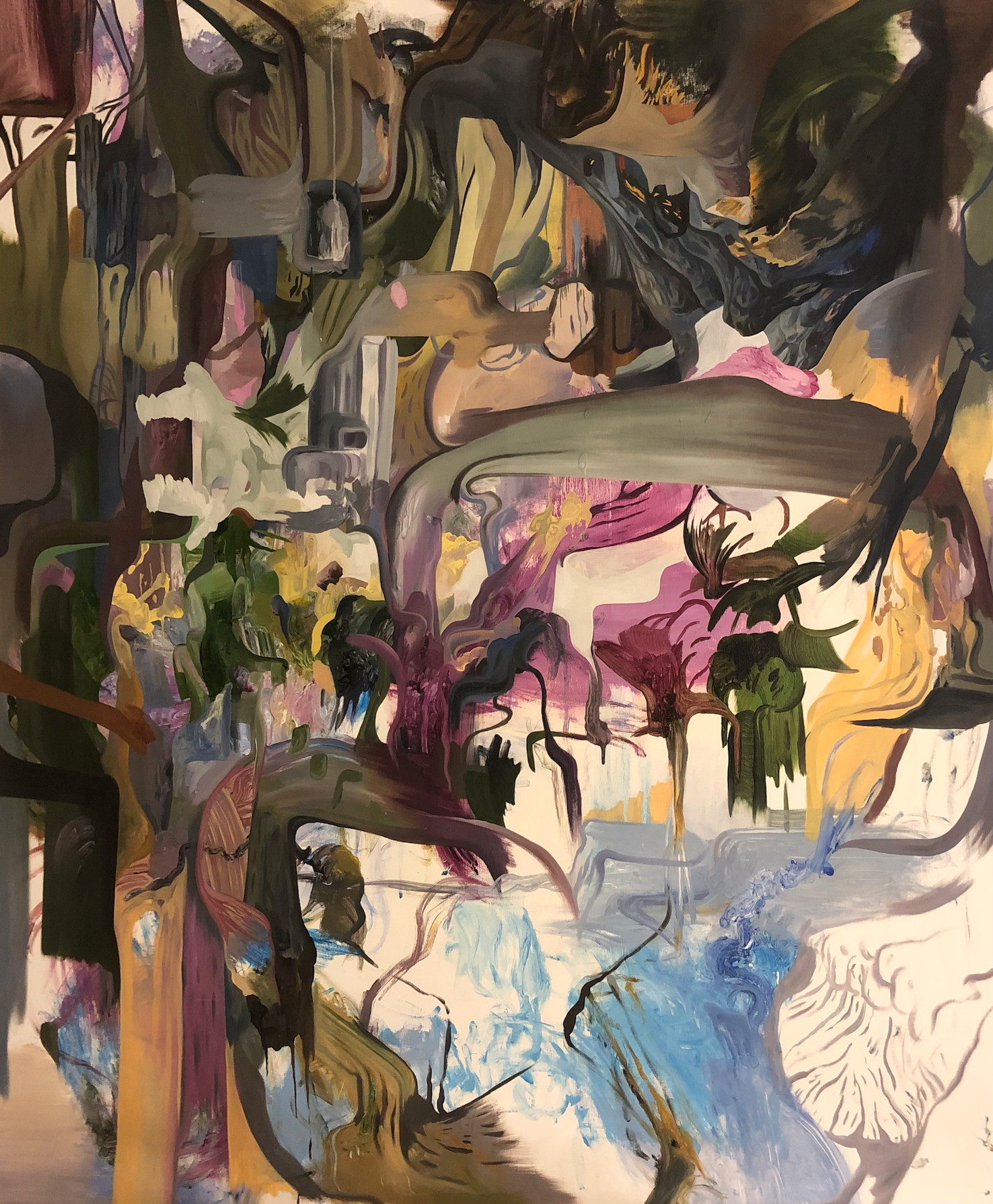 Maiken Stene 1983 / DESTINASJON 17 (2021) / olje på lerret / 200 x 160 cm