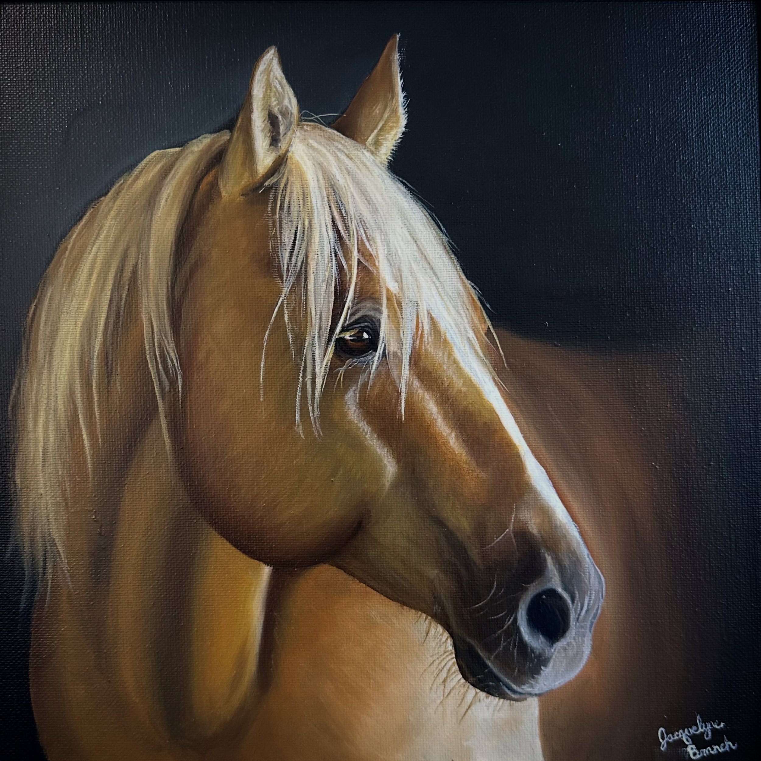 Horse Portrait
12x12in, Oil on Canvas
$400 (SOLD)