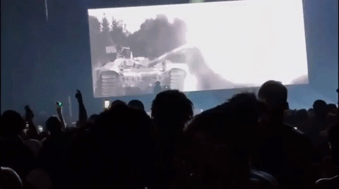 Sneak pic of the rapper Future during his tour in 2017, created by Remoz, VJ content screen