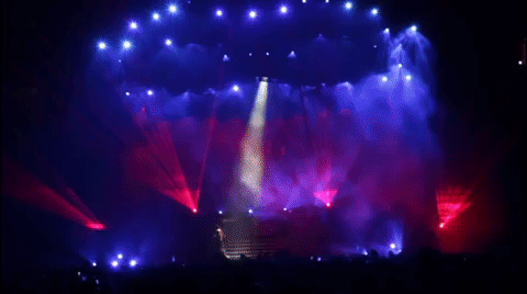 Sneak pic of the rapper Future during his tour in 2017, created by Remoz, VJ content screen