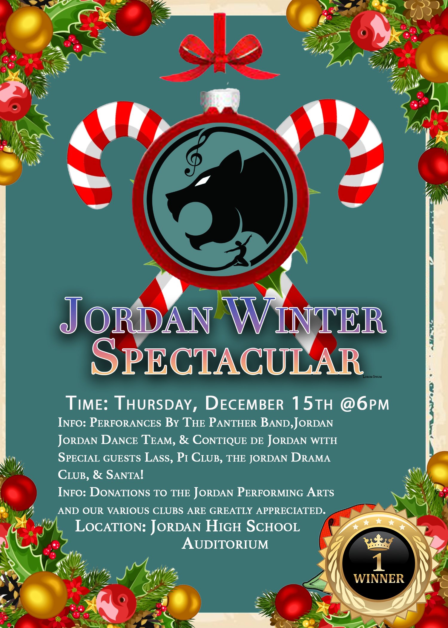 1st Place Winner Flyer Design - Anahi Gonzalez 2022