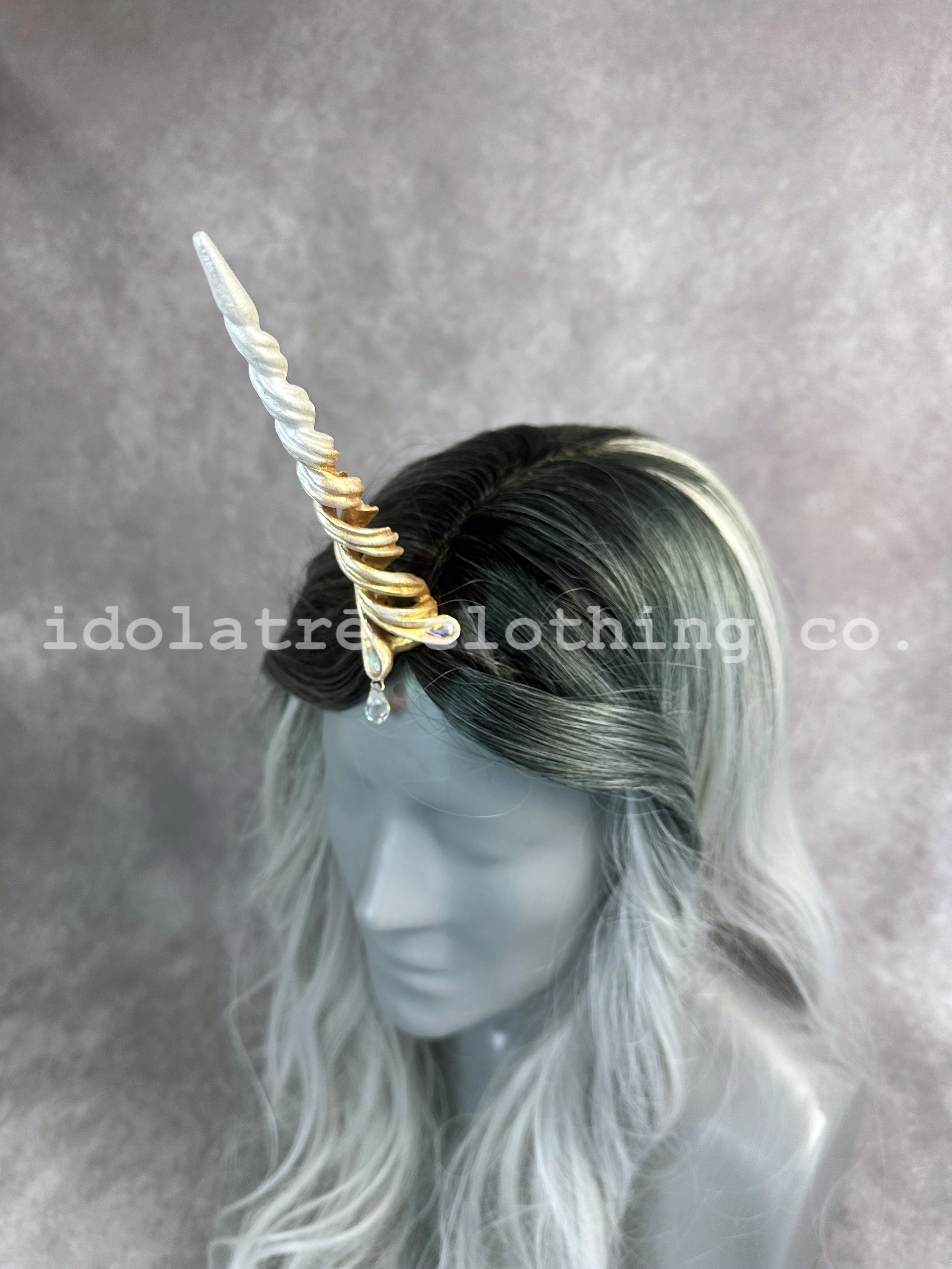 INTRODUCTORY PRICE- Mini Crystal Helix Unicorn Horn