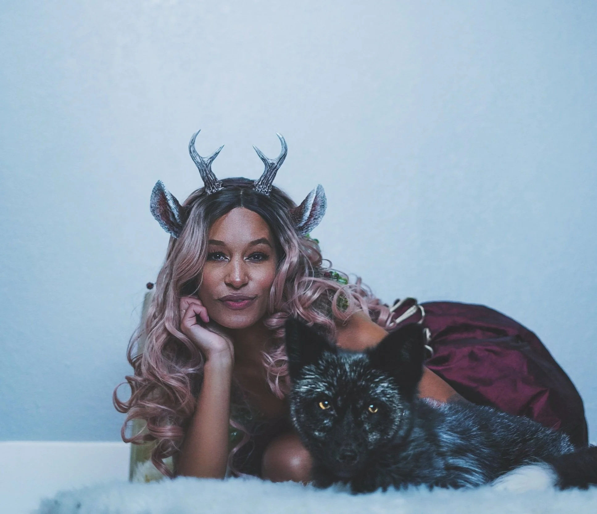 Mini Antler and Ear Fantasy Headband