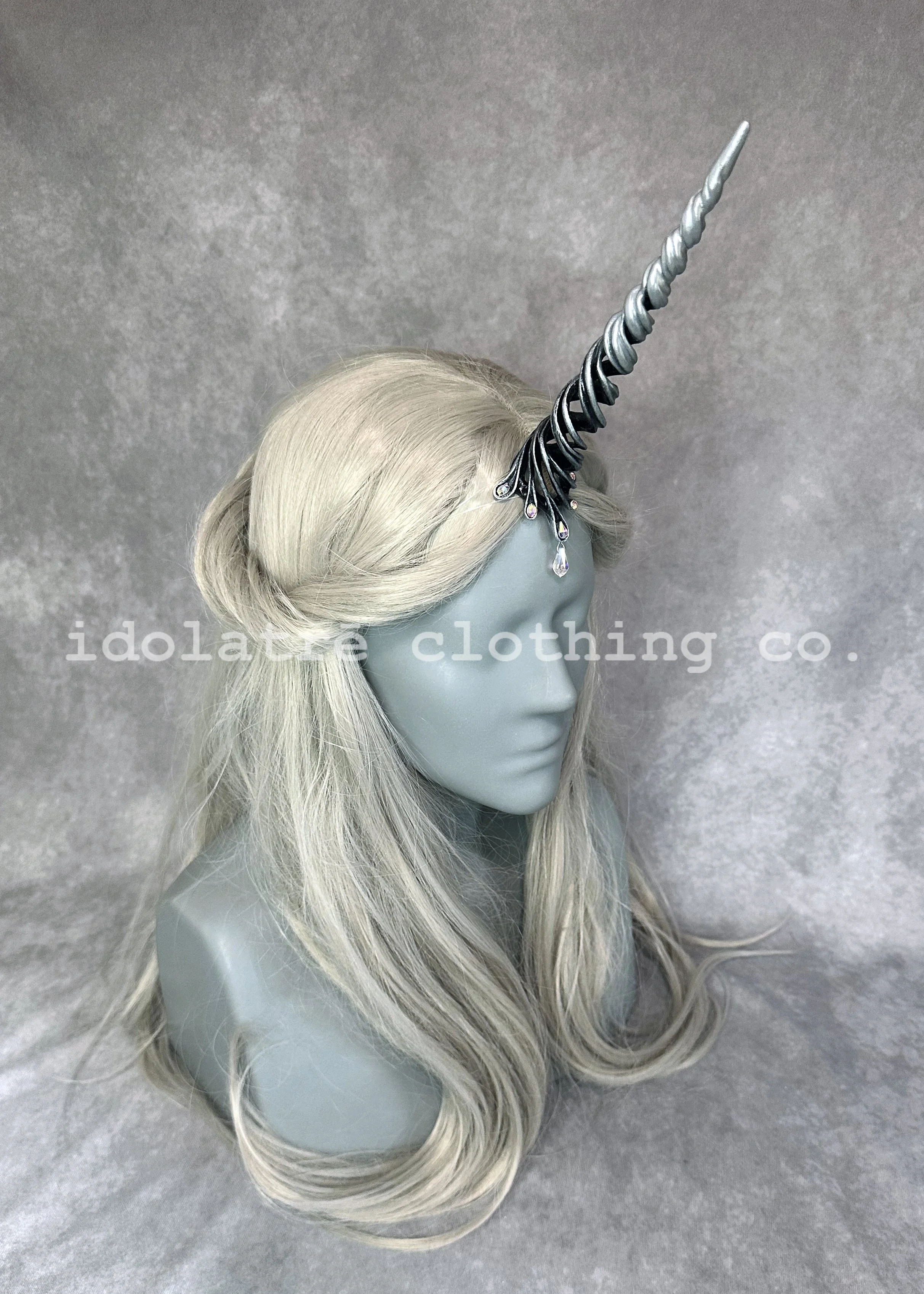 INTRODUCTORY PRICE- Crystal Helix Unicorn Horn