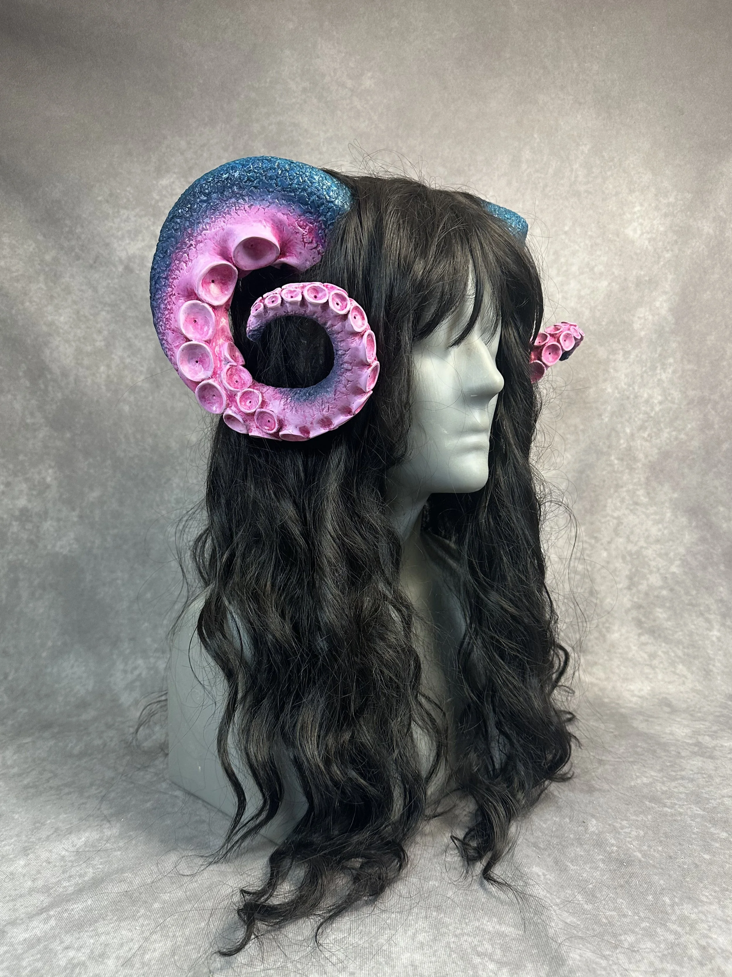 INTRODUCTORY PRICE- Elder Goddess Tentacle Horn Fantasy Headband