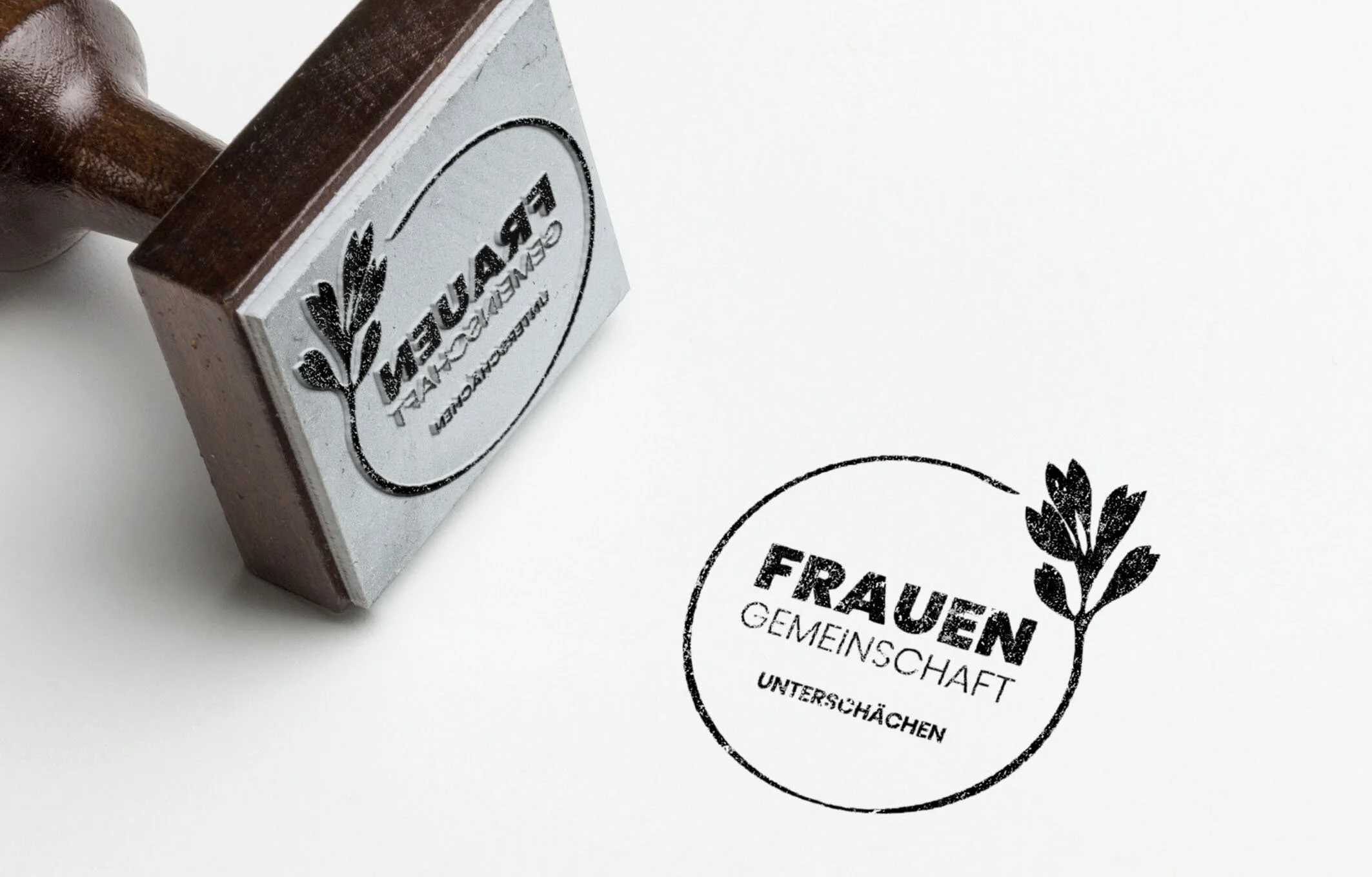 Logodesign und Stempel
