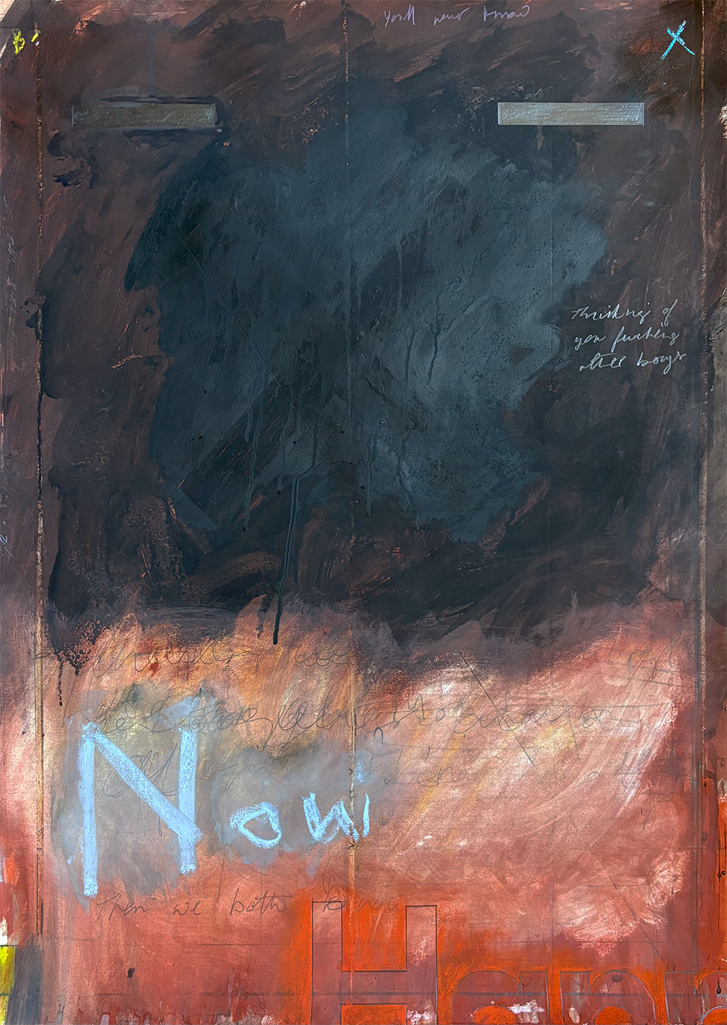 Fins
2025
Mixed media on paper 76.2 x 58.8cm