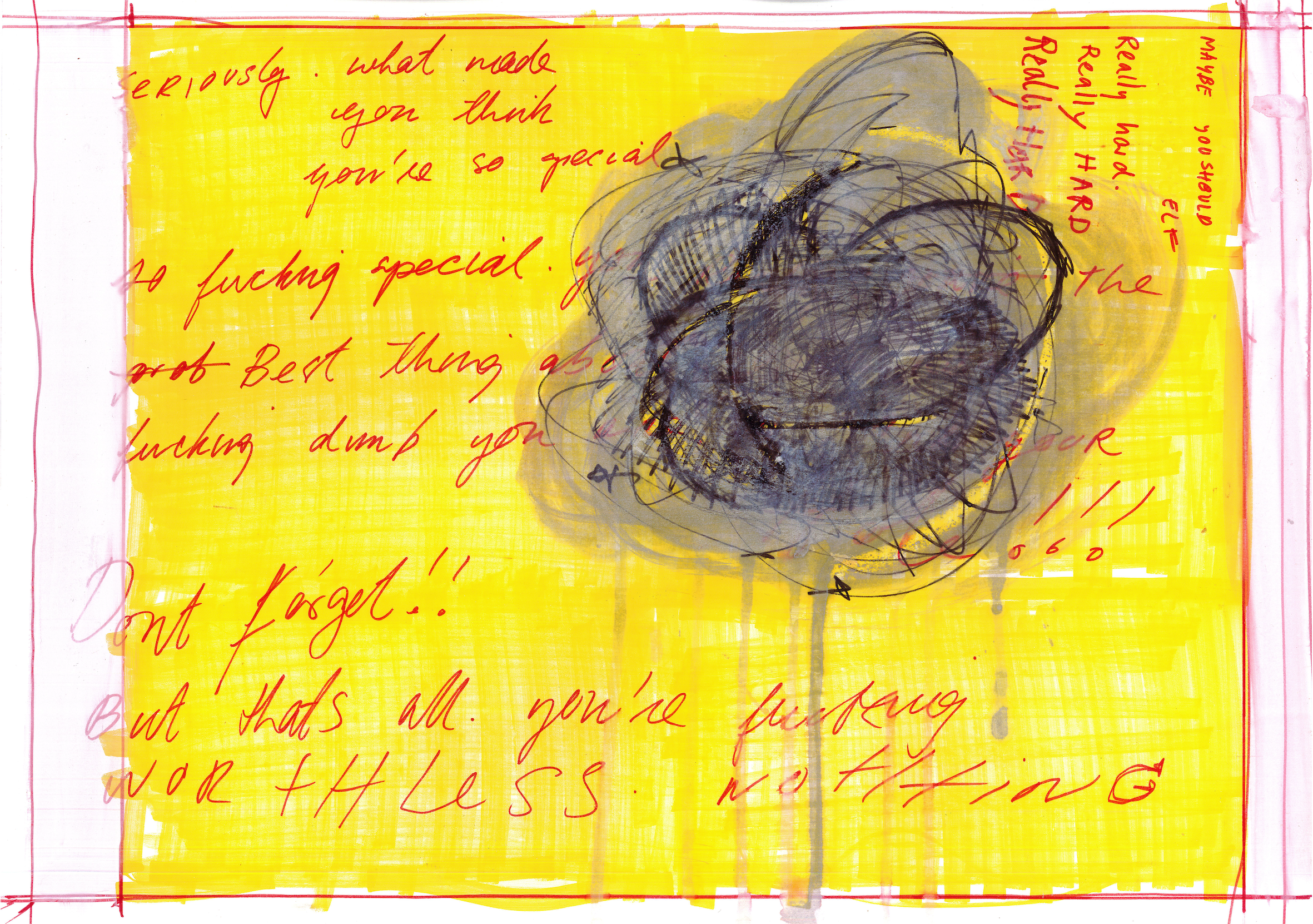 Don't forget
2024
Mixed media on paper 27.94 x 35.56 cm
