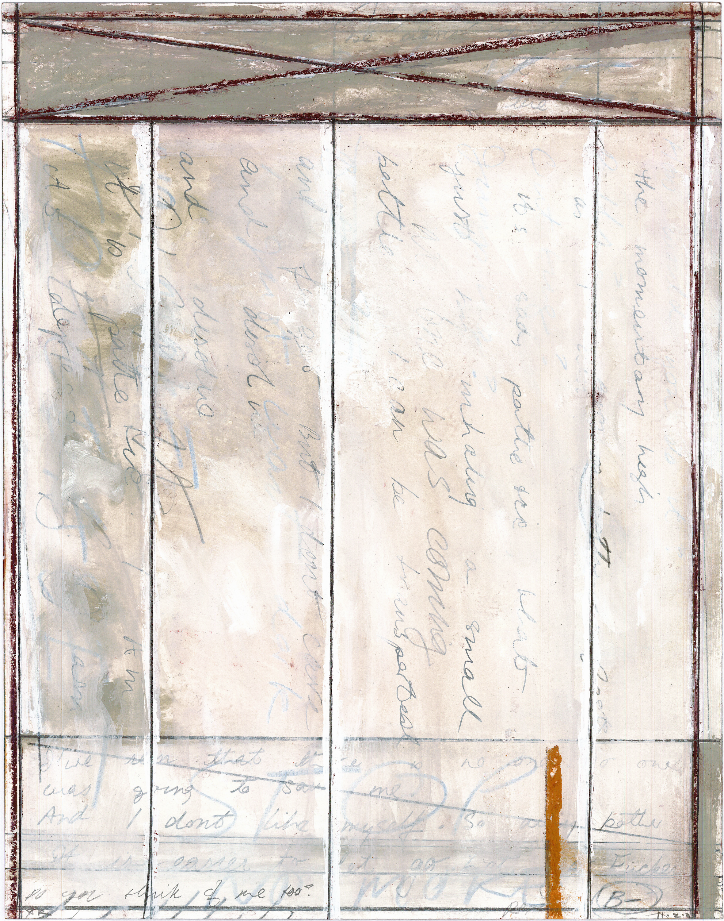  b-
2023
Mixed media on paper 27.94 x 35.56 cm