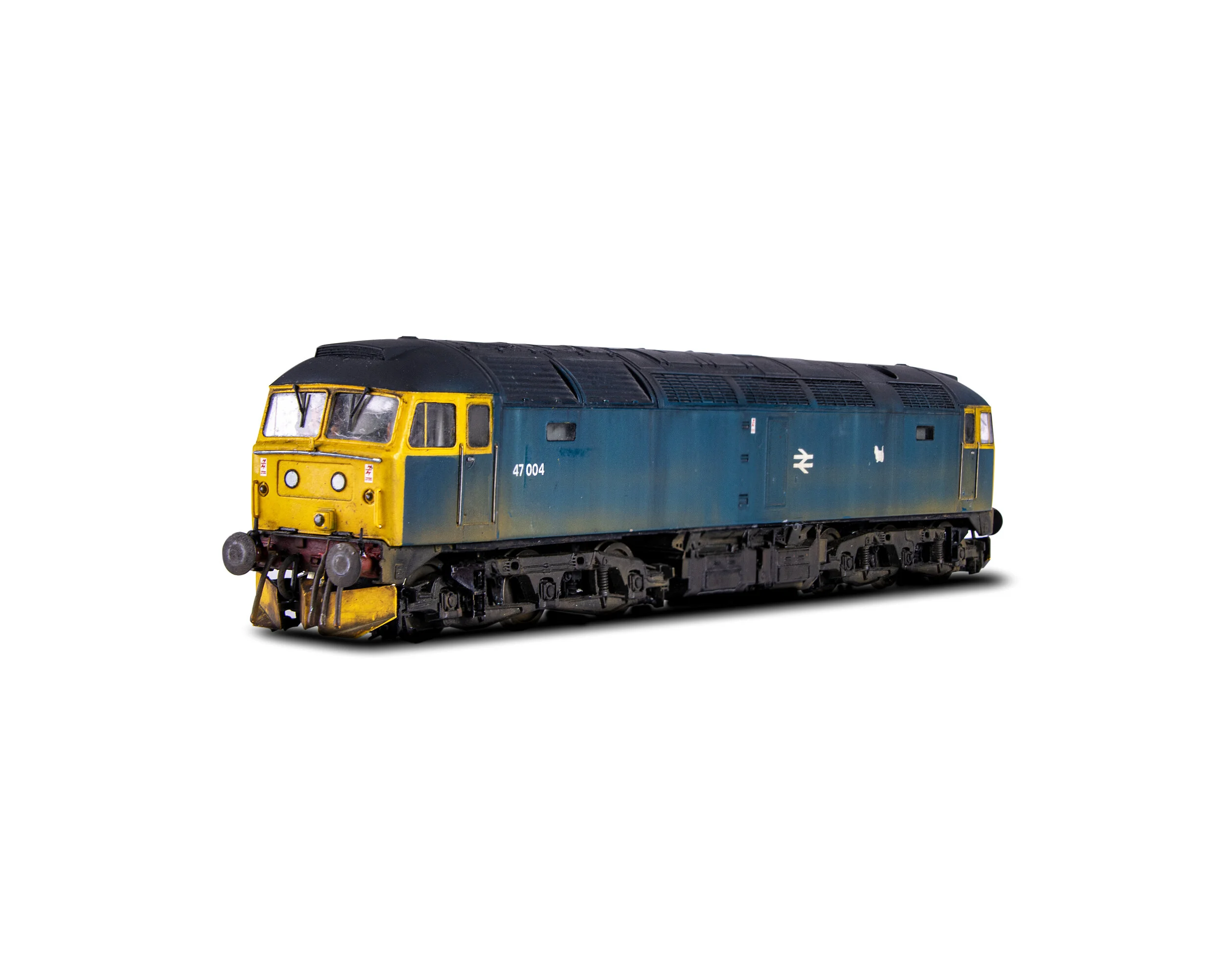 47 004 – Onto the big Brush 4’s here and this particular model has been included on here as it is a bit of a pet project of my own. This is a Bachmann 47 model, but has a Penbits Etched Brass spring Chassis underneath it, with EM Wheel sets.
        