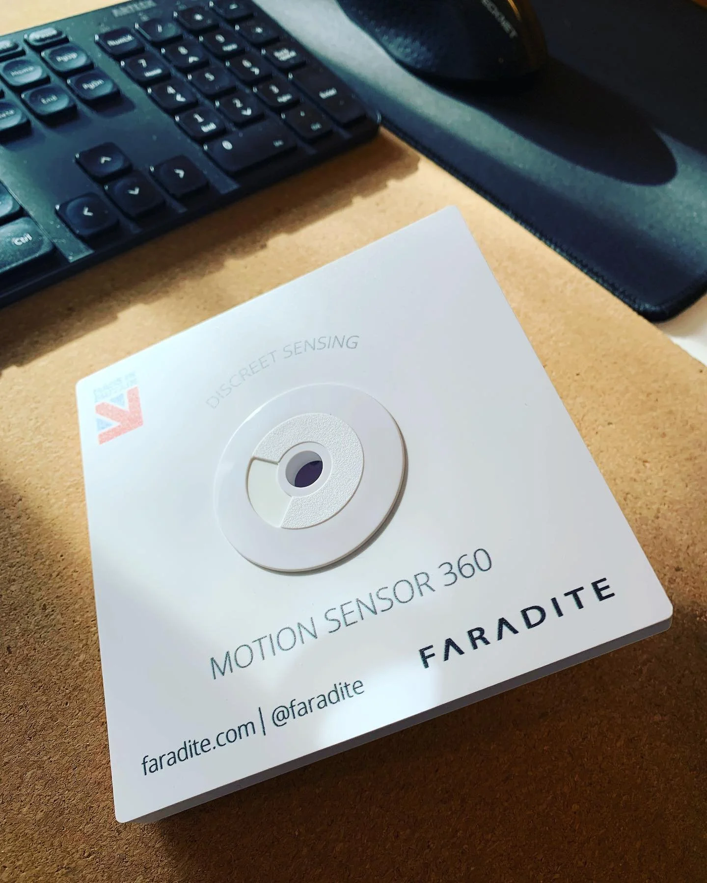 Big thanks to @faradite for sending us out this sample, making its way in to our pack for our @cediahq @ribasoutheast &amp; @thebiid accredited CPD. We love these tiny motion sensors, perfect for integration in to lighting control systems. Get in tou