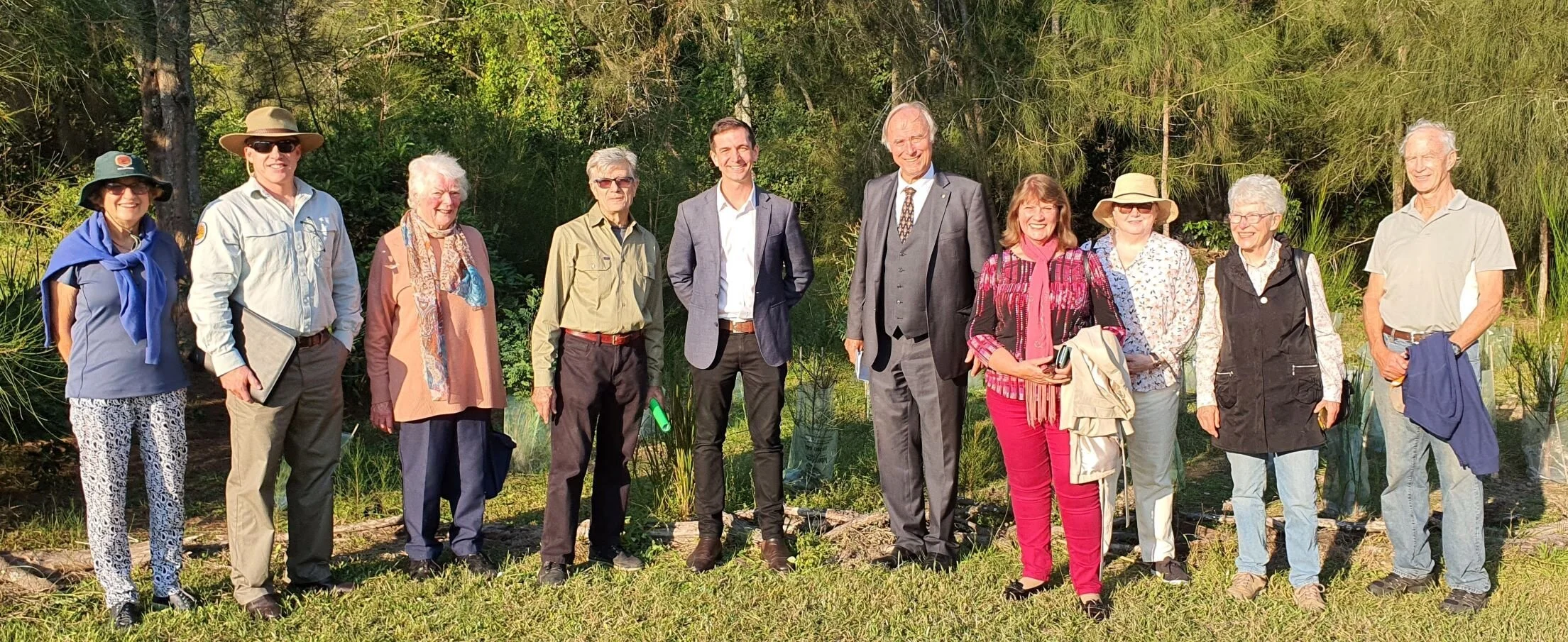 Minister Visits Grant Sites