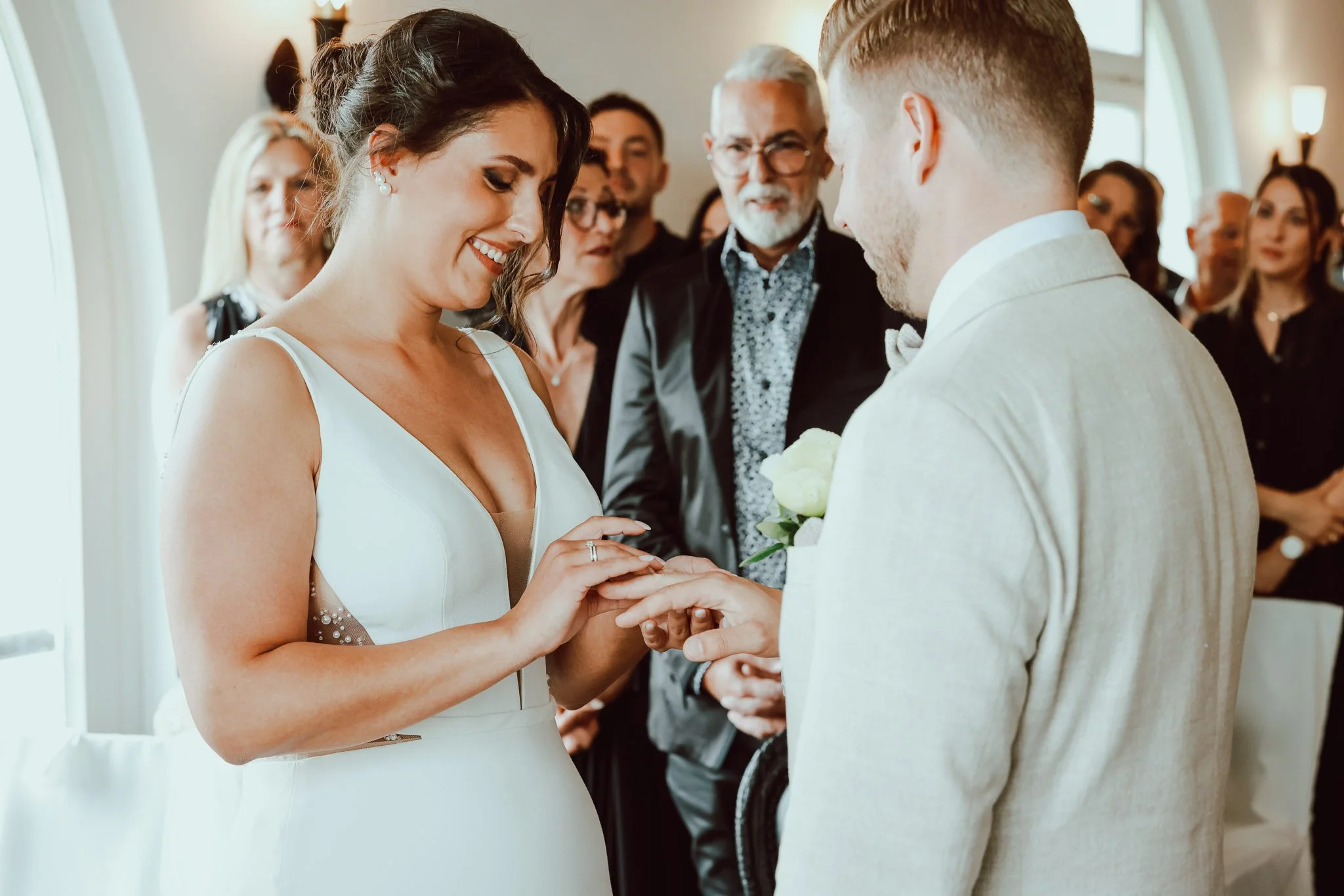 Hochzeitsfotograf Bonn und Umgebung | Marius Barthelmess Fotografie | Trauung /Rolandsbogen
