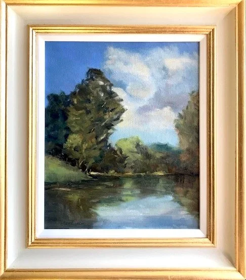 Higwoods Lake, Colchester (Oil)  SOLD
