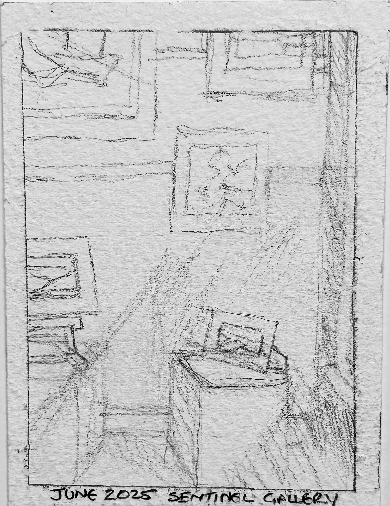 No.18 ~ Sentinel Gallery (52 WOW ) ~ June 2025 [8.5 × 6 cm · From  life]