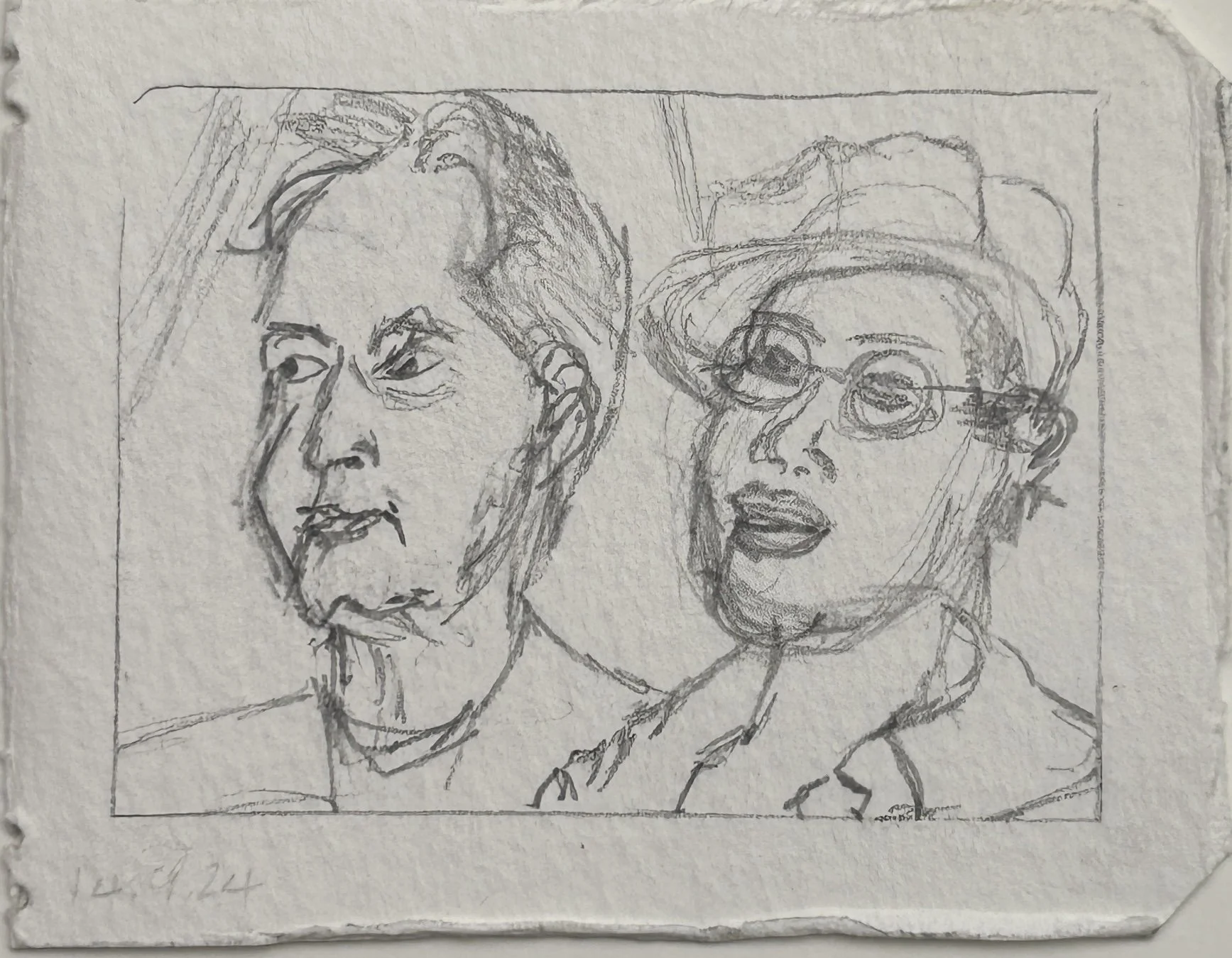 No.9 ~  Zbukvic & Lisa  Wang Workshop ~ 13.9.24 [5 × 6.5 cm · From my photo]