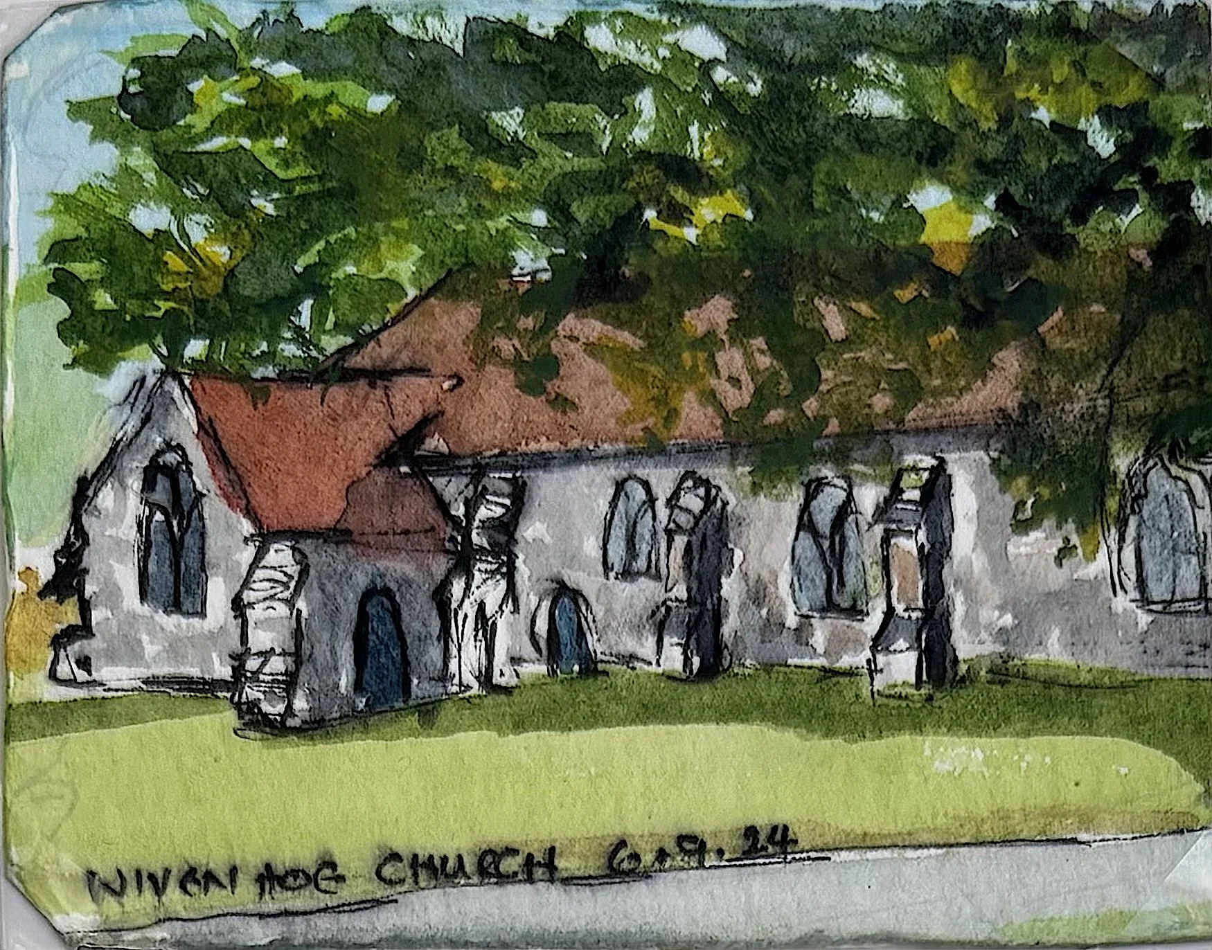 Wivenhoe Church, part 1. 
6.9.24